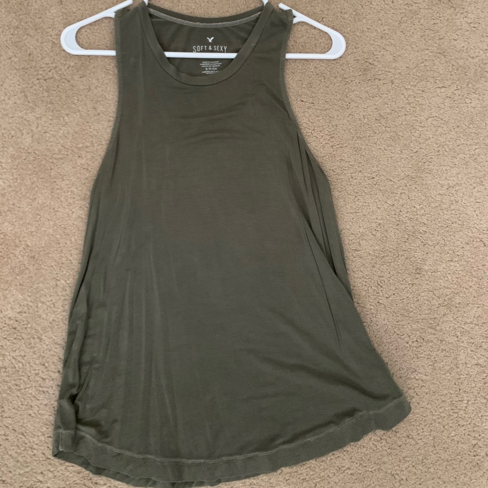 light green tank top (american eagle)
